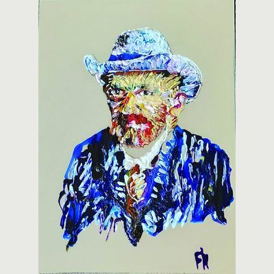 Autoportrait de Van Gogh au chapeau de feutre
