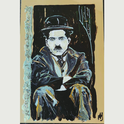 Autoportrait de Charlie Chaplin
